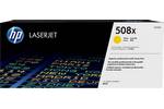 Cartouche toner laser 508X HP CF362X jaune HC 9500 pages LaserJet Color Enterprise M552, M553