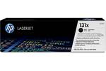 Cartouche toner 131X HP CF210X Noir HC 2400 pages LaserJet Pro 200 Color M251, 200 color MFP M276