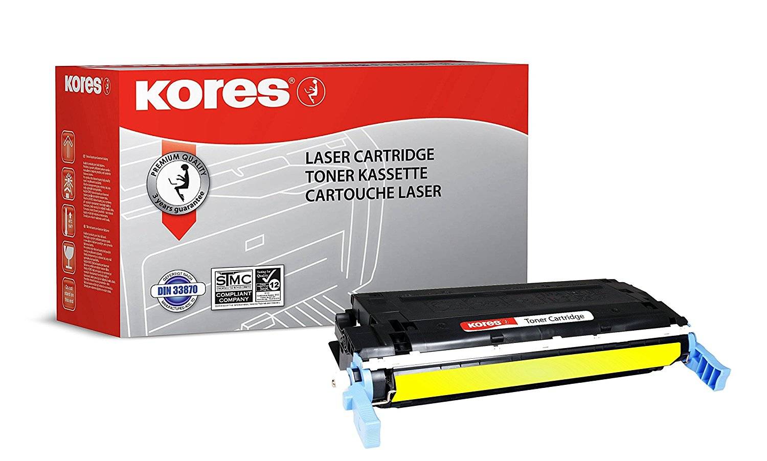 Cartouche toner laser compatible 641A jaune HP C9722A LaserJet Color 4600