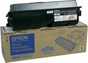 Toner Epson C13S050437 Aculaser M2000, noir, HC