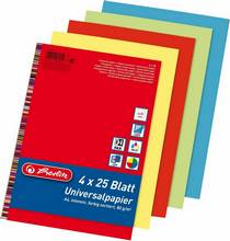 Papier couleurs intensives assorties A4 80g 100 feuilles