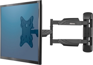 Bras porte-écran simple mural TV/LCD/LED pour écrans de 58,42 à 139,7 cm (23