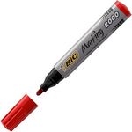 Marqueur permanent Bic Marking 2000 pointe ogive 1,7mm plastique rouge