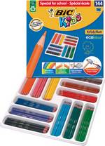 Crayons de couleur Kids Evolution mine 3,2 mm boite de 144