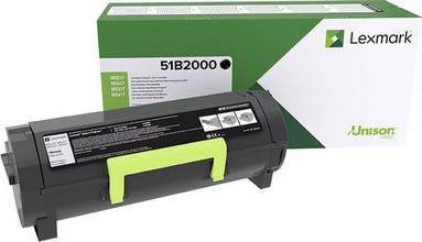 Toner Lexmark LRP 51B2000 2500 pages pour imprimante MS/MX 317, 417, 517, 617 noir