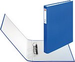 Classeur A4 2 anneaux carton maX.file protect bleu dos 4 cm