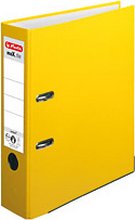 Classeur Herlitz maX.file protect dos 8cm papier intérieur et PP extérieur jaune