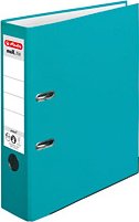 Classeur Herlitz maX.file protect dos 8cm papier intérieur et PP extérieur Turquoise