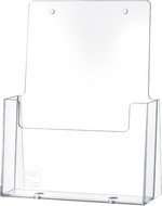 Porte-brochure de table A5 portrait 1 compartiment acrylique transparent