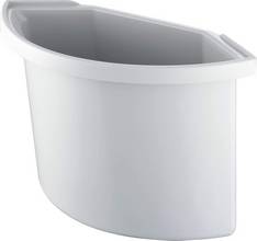 Insert 2 litres tri sélectif pour corbeille papier 18 litres gris sans couvercle