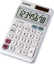 Calculatrice CASIO SL-305 écologique 8 chiffres 7x12cm