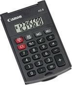 Canon Calculatrice AS-8, fonctionnement par piles