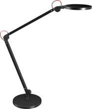 Lampe de bureau LED Giant 12watt lumière blanc chaud/blanc neutre noir