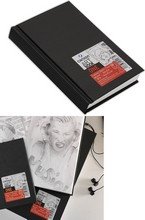 Bloc de croquis Artboock One format A6 200 pages 100g couverture noir