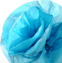 Papier de soie bleu turquoise 20g rouleau 500mmx5m