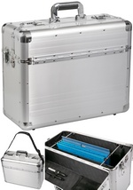 ALUMAXX Valise pour pilotes BETHA, aluminium, argent