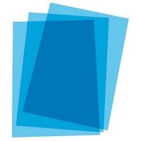 Couverture PVC Transparente Bleu 200 microns A4 boite de 100