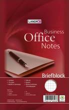 Papier à lettre Business Office A5 50 feuilles blanches quadrillées