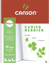 Cahier Herbier 24x320mm 48 pages ( 24 blanc et 24 intercalaires )