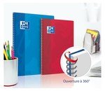 Cahier Openflex spirales 17x22cm 90g grands carreaux seyes 180 pages