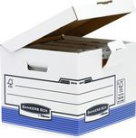 Conteneur archive couvercle rabattable Bankers box L377xP395xH310mm