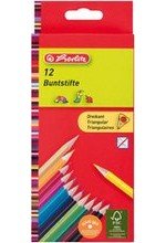 Crayons de couleurs triangulaire mine 2,9mm boite de 12