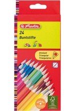 Crayons de couleurs triangulaire mine 2,9mm boite de 24