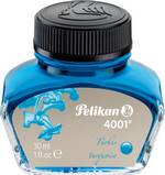 Encre 4001 dans un flacon en verre bleu turquoise 30 ml