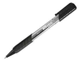 Stylo à bille rétractable jetable K-PEN K6, F, noir