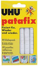 Pates adhésives Patafix repositionnable 80 pastilles blanches