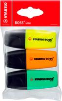 Surligneur Boss mini étui plastique de 3