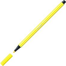 Stylos feutre Pen 68 pointe moyenne 1,0mm jaune citron 24