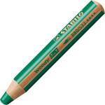 Crayons de couleur woody 3 en 1 rond vert