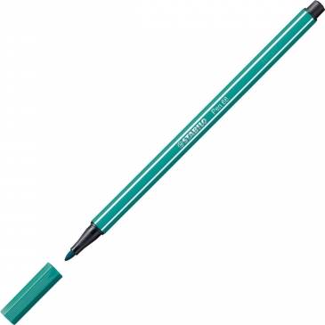 Stylos feutre Pen 68 pointe moyenne 1,0mm bleu turquoise 51