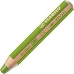 Crayons de couleur woody 3 en 1 rond vert clair