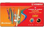 Crayons de couleur Color hexagonal mine 2,5 mm Boite métal de 12