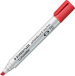 Marqueur tableau blanc Lumocolor 351 B-2 rechargeable pointe Biseautée 2-5mm rouge