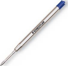 Recharge stylo-bille métal jumbo type G2 458 Staedtler pointe moyenne M bleue