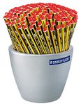 Crayons HB Noris, en pot de fleurs de 144 pièces