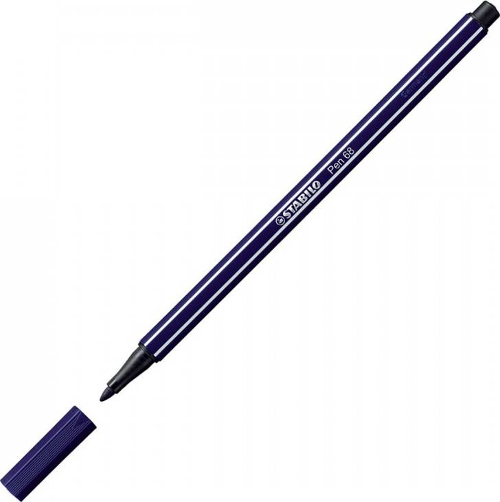 Stylos feutre Pen 68 pointe moyenne 1,0mm bleu de Prusse