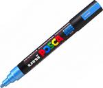 Marqueur peinture Posca PC-5M pointe conique moyenne 1,8-2,5mm bleu métal