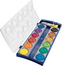 Boite de peinture standard 735K/K12, 12 couleurs et 1 tube blanc