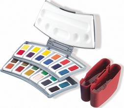 Boite de couleurs aquarelles 725 D/24 couleurs