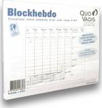 Recharge Bloc éphéméride Blockhebdo 2024 - 19,6 x 14,5 cm