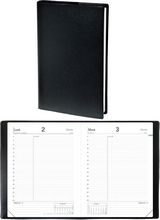 Agenda ABP 2 2024- 1 jour par page - 120 x 170 mm noir