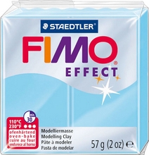 Fimo effect Pate à modeler à cuire bleu pastel-aqua 57g