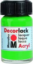 Peinture acrylique brillante Decorlack Vert clair flacon 15 ml