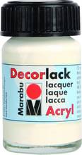 Peinture acrylique brillante Decorlack Blanche flacon 15 ml