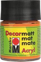 Peinture acrylique mate Decormatt orange 013 flacon 50 ml