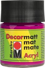 Peinture acrylique mate Decormatt magenta 014 flacon 50 ml